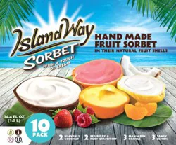 Island Way Sorbet Hand Made Fruit Sorbet