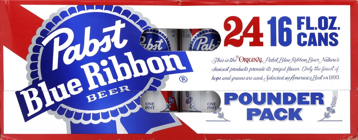 slide 2 of 6, Pabst Beer, Pounder Pack, 24 ct