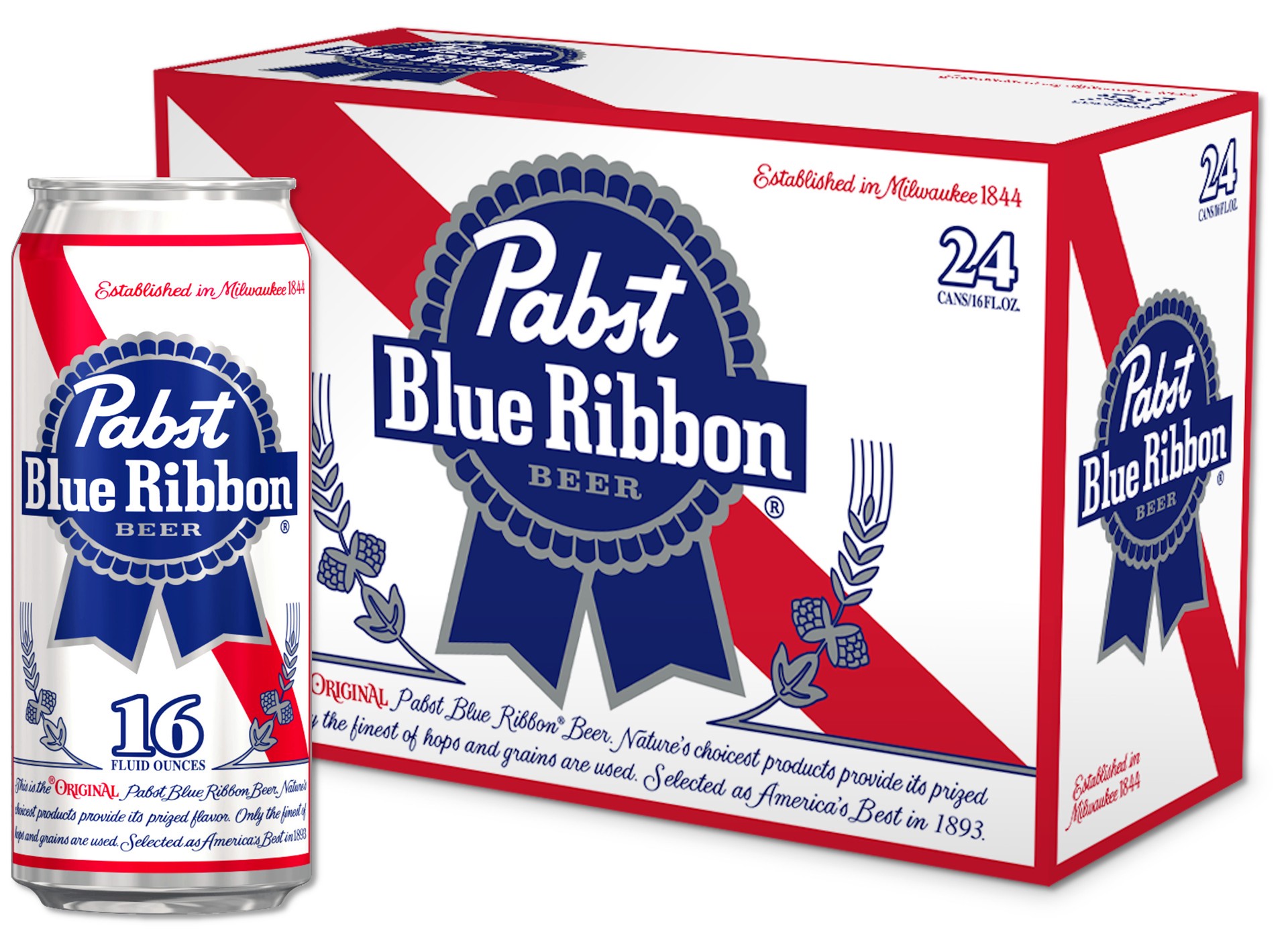 slide 1 of 6, Pabst Beer, 24 Pack, 16 fl oz Cans, 24 ct; 16 oz