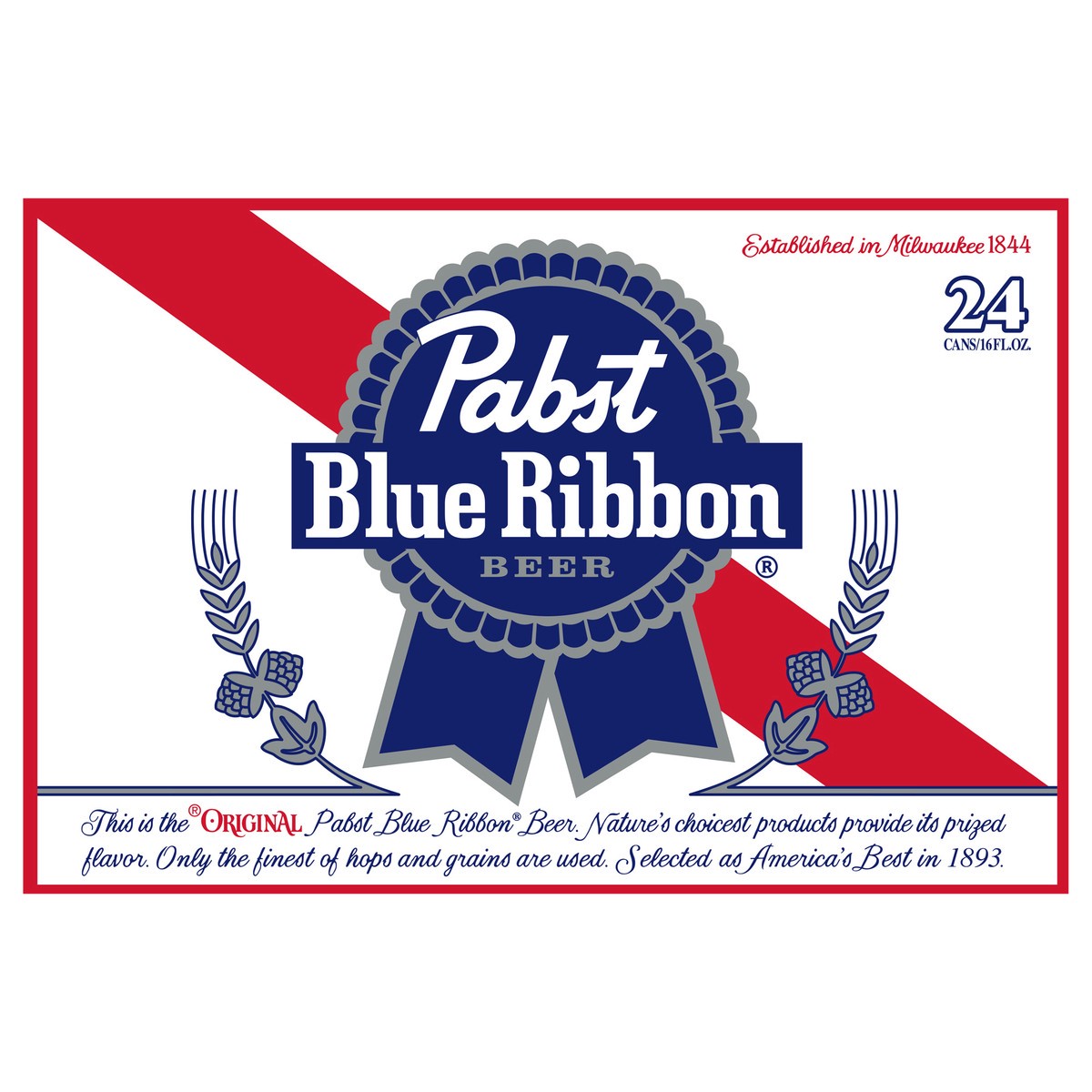 slide 1 of 6, Pabst Beer, 24 Pack, 16 fl oz Cans, 24 ct; 16 oz