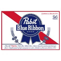 Pabst Beer, 24 Pack, 16 fl oz Aluminum Cans, 4.7% ABV, Domestic Lager
