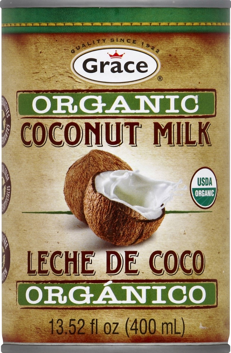 slide 2 of 2, Grace Organic Coconut Milk, 400 ml