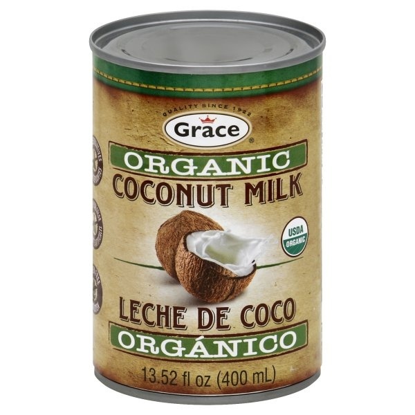 slide 1 of 2, Grace Organic Coconut Milk, 400 ml