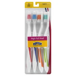 Hill Country Fare Angle Full Head Soft Toothbrushes