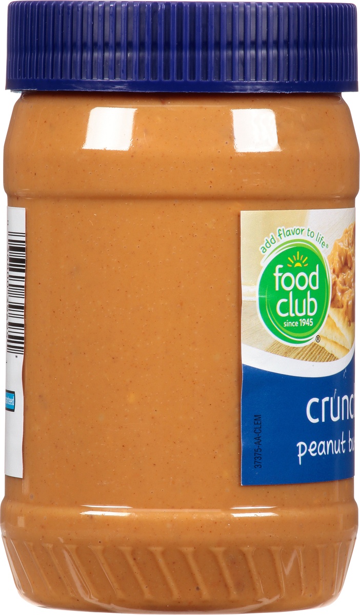 slide 7 of 11, Food Club Peanut Butter - Crunchy, 16 oz