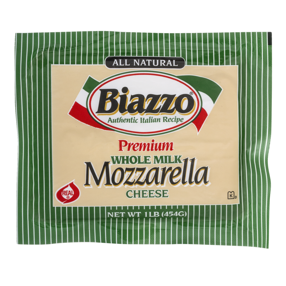 slide 1 of 1, Biazzo Whole Milk Mozzarella Cheese, 16 oz