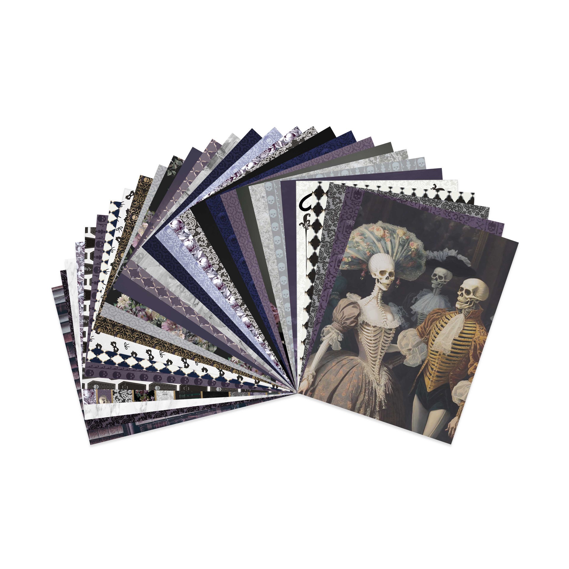 slide 2 of 3, 8.5" X 11" Dead Regency Paper Pad By Recollections, 90 Sheets, 8.5 in x 11 in