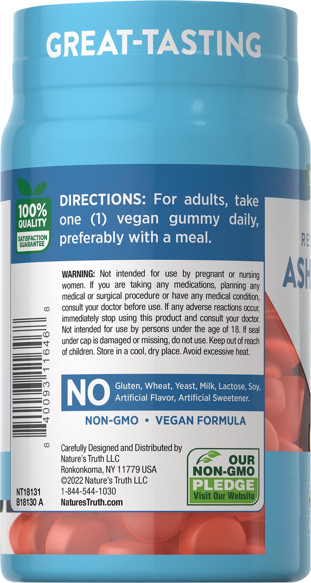 slide 3 of 6, Nature's Truth Ashwagandha Gummy, Tropical, 60 ct