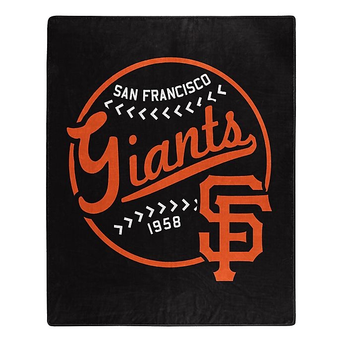 slide 1 of 1, MLB San Francisco Giants Jersey Raschel Throw Blanket, 1 ct