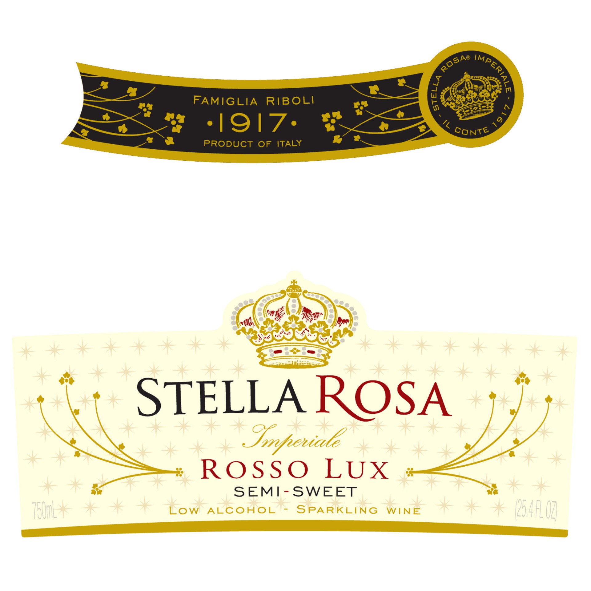 slide 4 of 7, Stella Rosa Rosso Lux Sparkling Red Wine 750mL, 750 ml