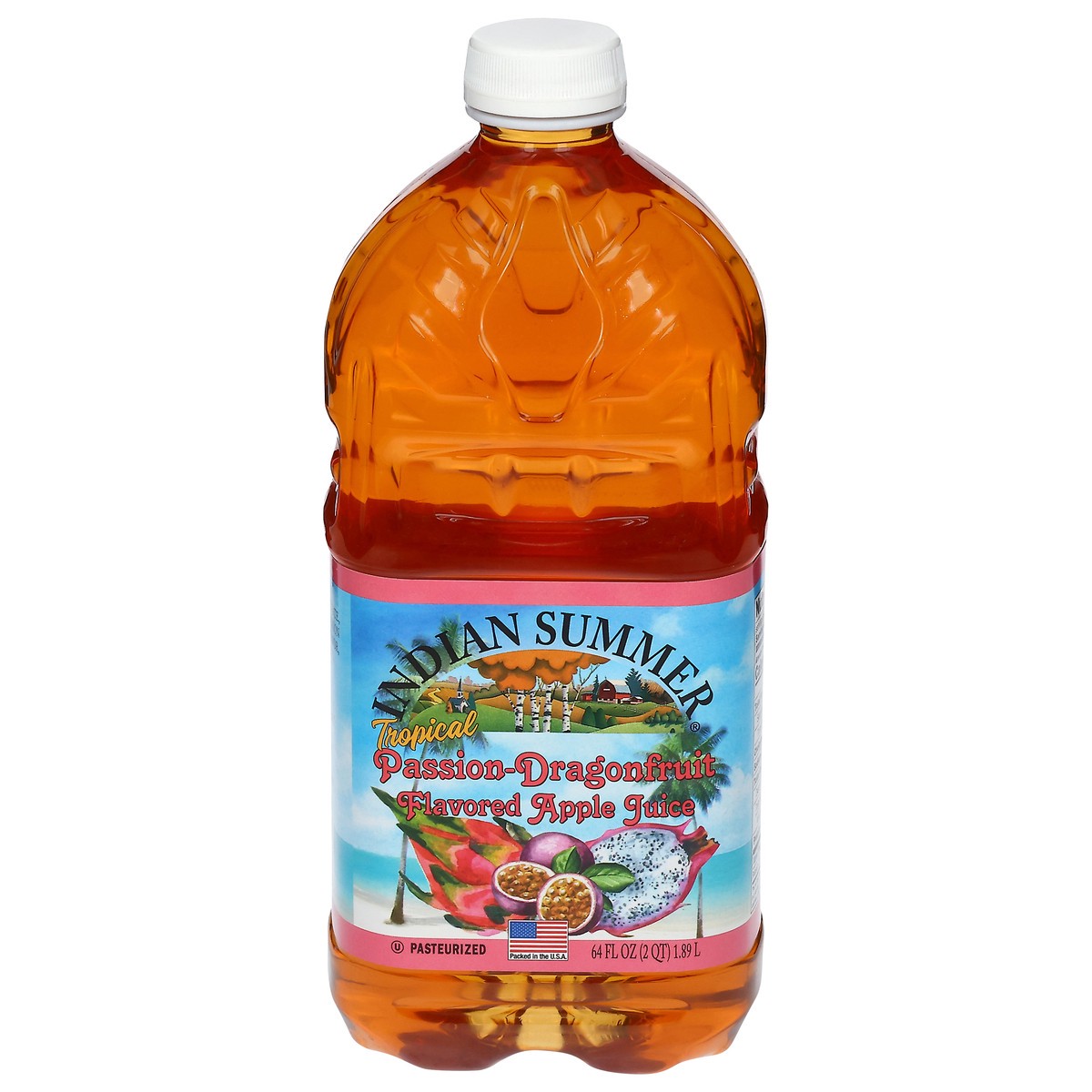 slide 14 of 14, Indian Summer Tropical Passion-Dragonfruit Apple Juice 64 fl oz, 64 oz