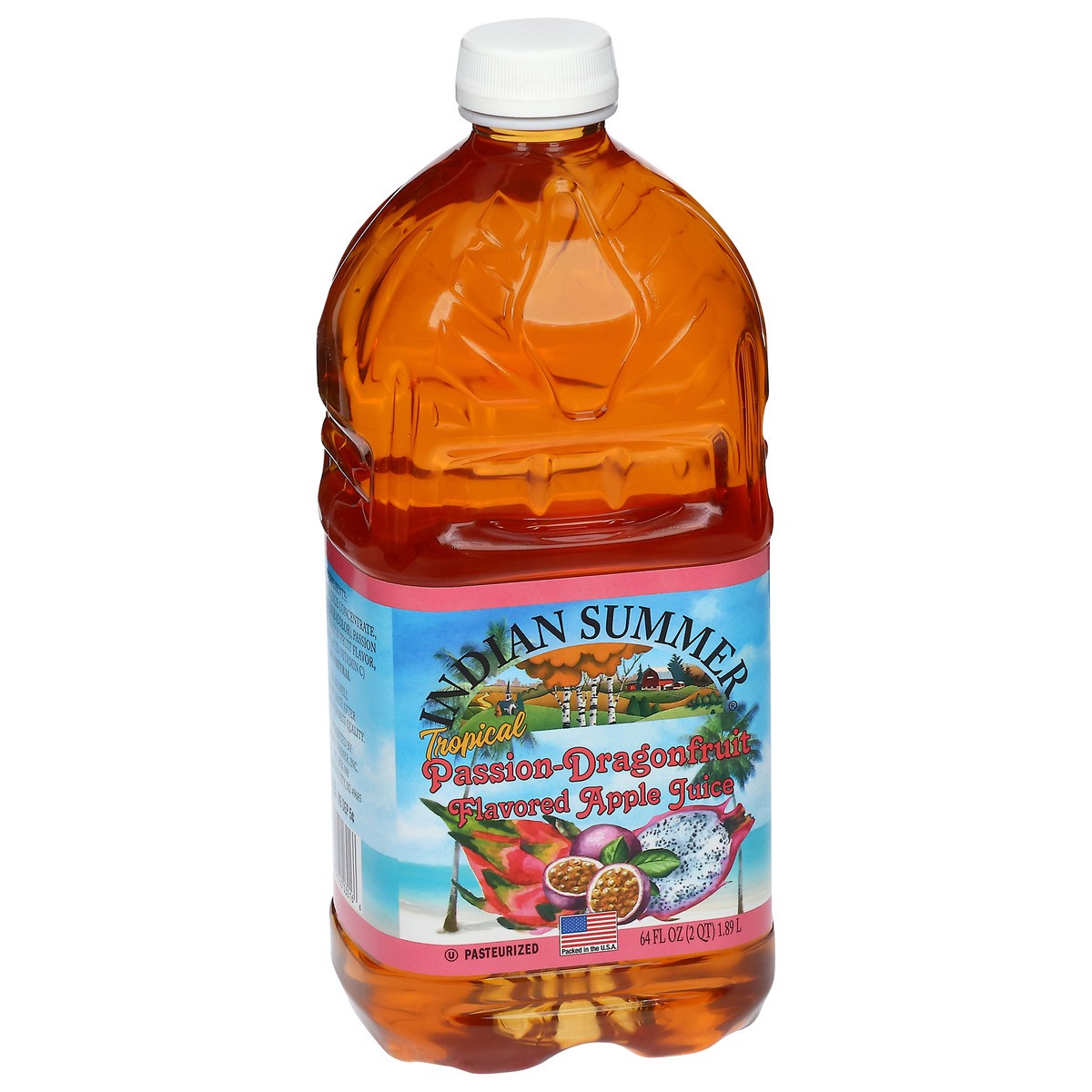 slide 9 of 14, Indian Summer Tropical Passion-Dragonfruit Apple Juice 64 fl oz, 64 oz