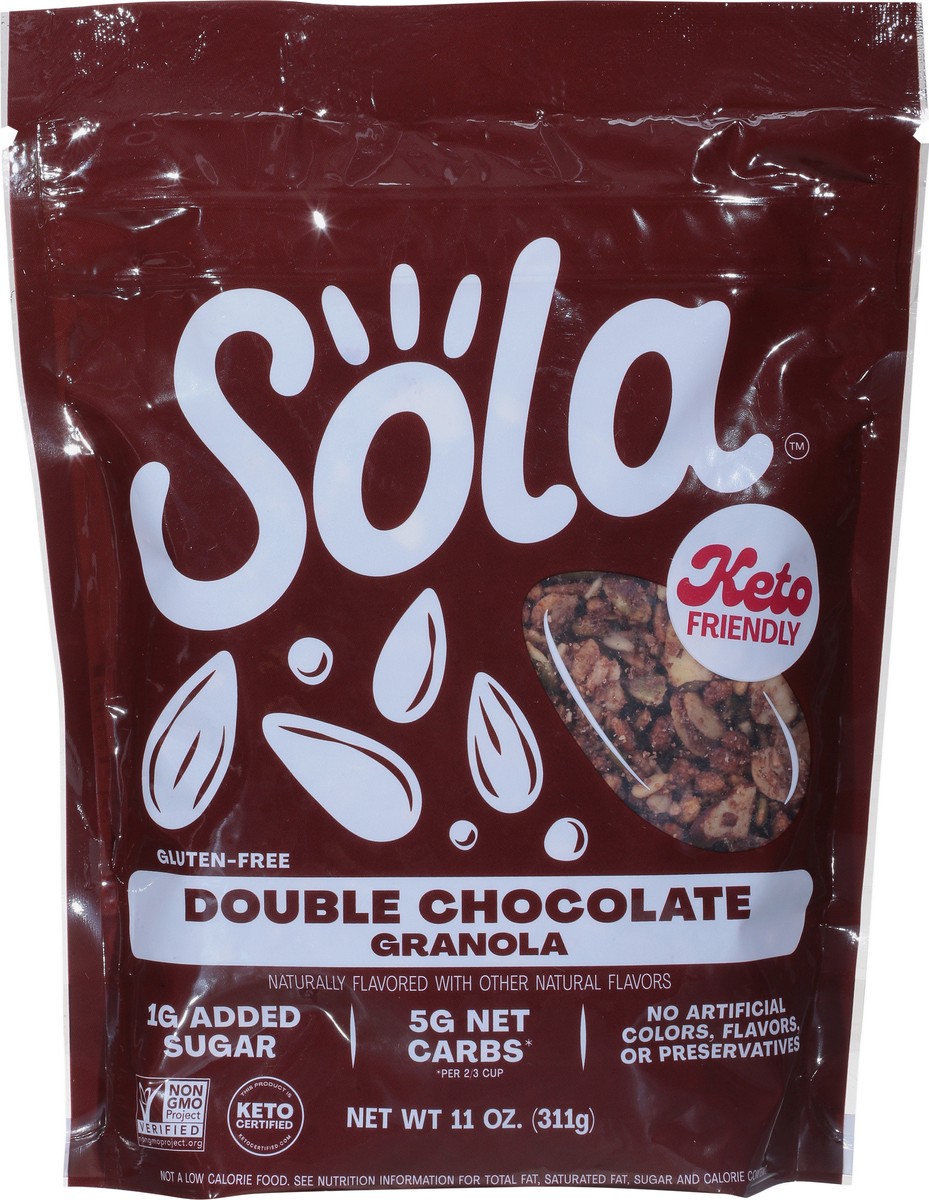 slide 7 of 9, Sola Double Chocolate Granola 11 oz, 11 oz