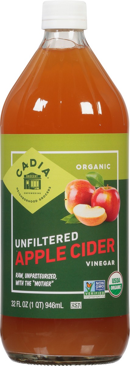 slide 4 of 12, Cadia Unfiltered Apple Cider Vinegar 32 fl oz, 32 fl oz