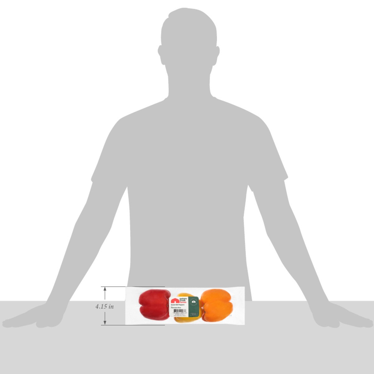 slide 10 of 11, Nature Fresh Farms Sweet Bell Peppers 3 Each, 3 ct