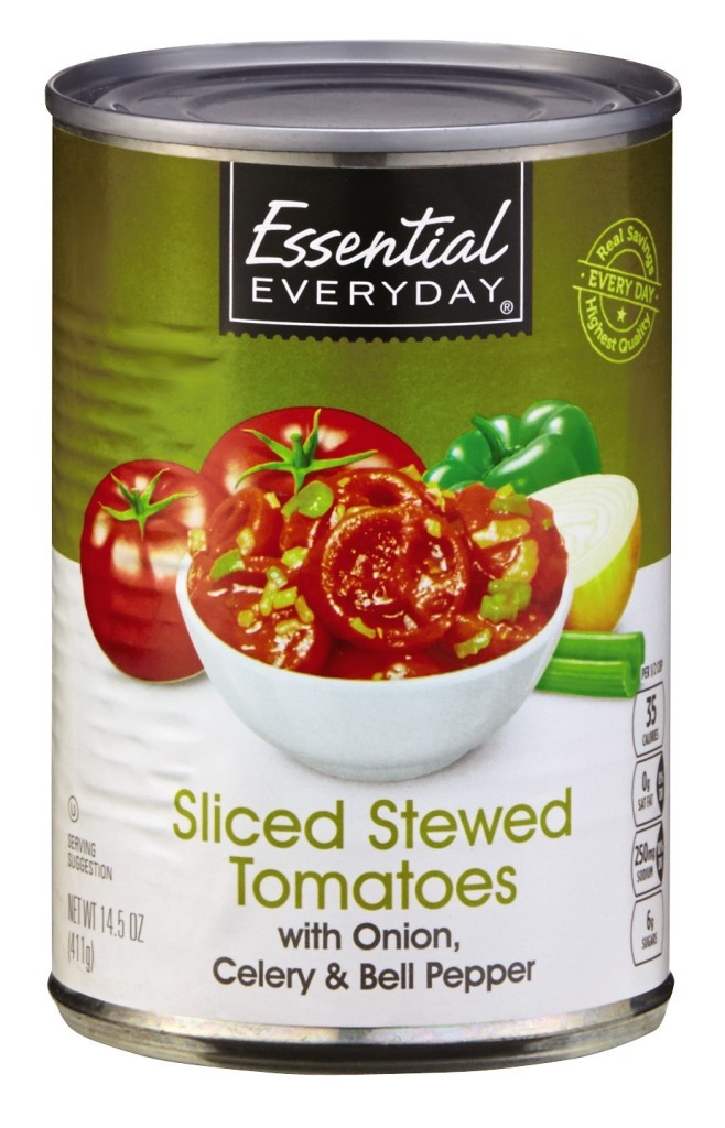 slide 1 of 1, Essential Everyday Stewed Tomatoes, 14.5 oz