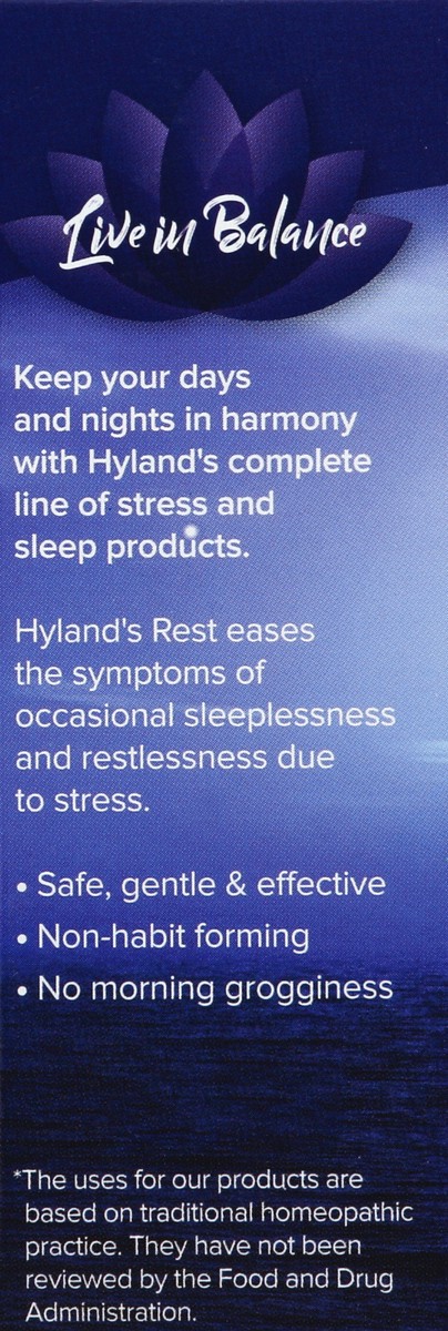 slide 5 of 6, Hyland's Rest Tablets, 50 ct