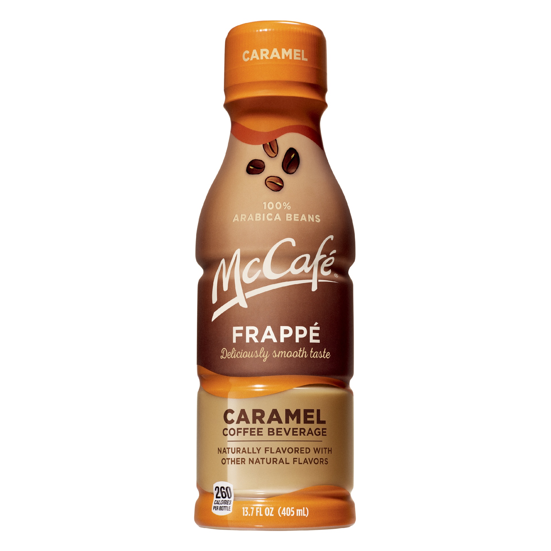 slide 1 of 2, McCafé Frappe Caramel Coffee Beverage, 13.7 fl oz