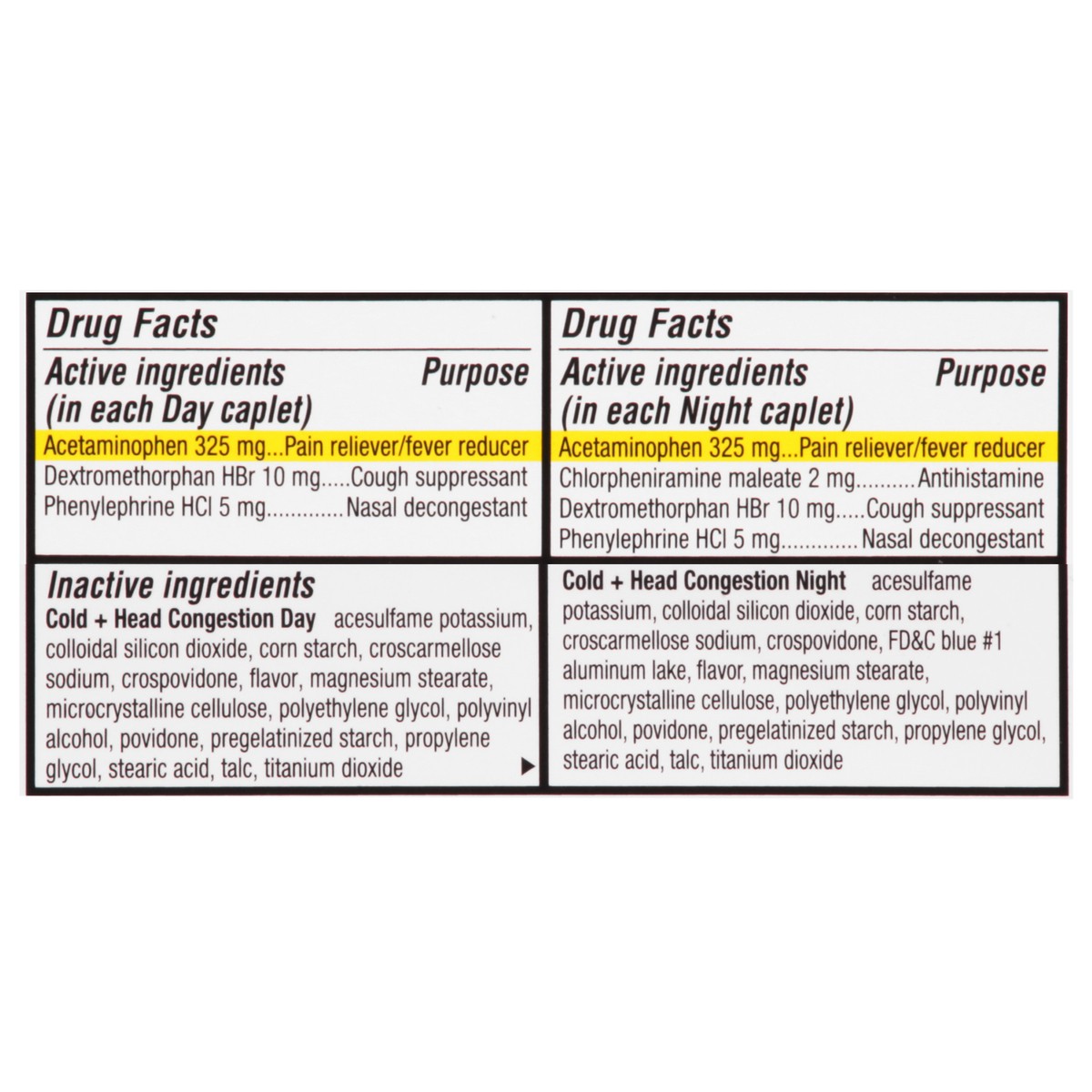 slide 7 of 10, TopCare Pain Reliever/Nasal Decongestant/Cough Suppressant/Antihistamine Cold Head Congestion, 20 ct