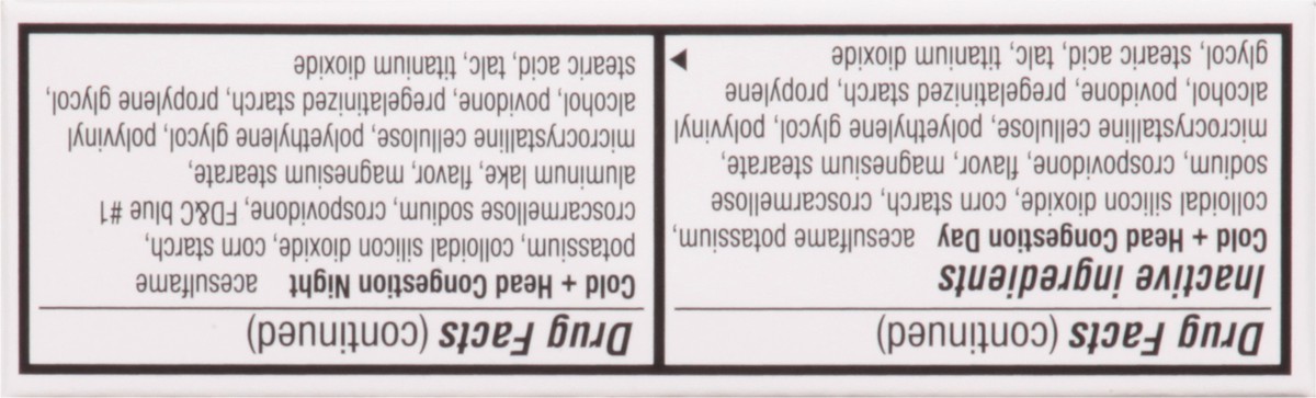 slide 10 of 10, TopCare Pain Reliever/Nasal Decongestant/Cough Suppressant/Antihistamine Cold Head Congestion, 20 ct