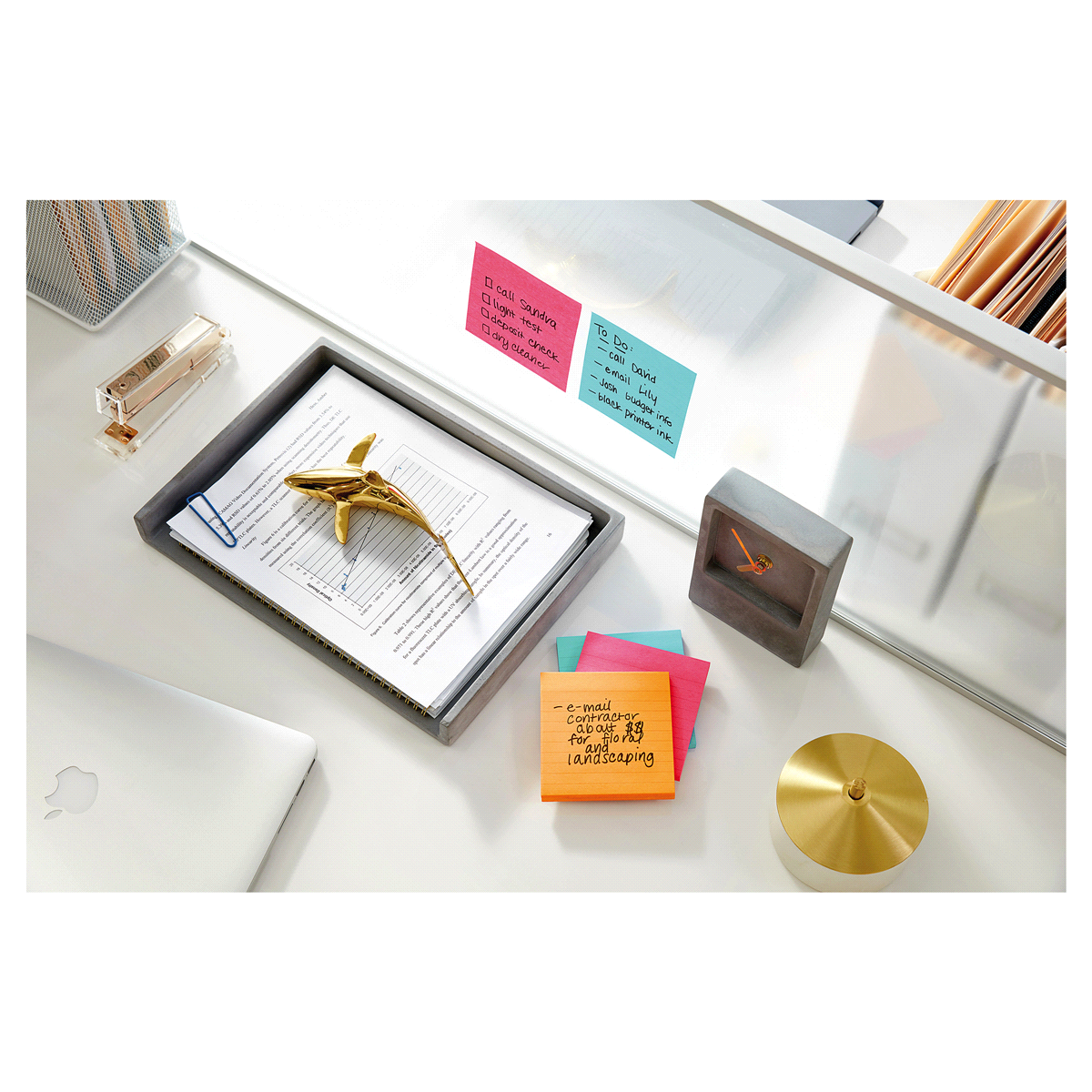 slide 4 of 6, Post-it Super Sticky Notes, Assorted Sizes, Miami Collection, 1 ct