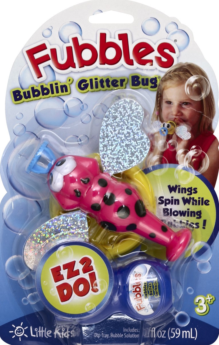 slide 2 of 2, Fubbles Little Kids Glitter Bug 2 oz, 1 ct