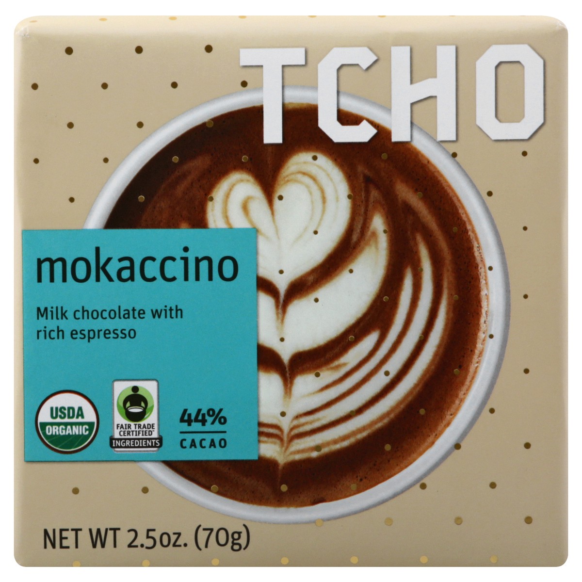 slide 7 of 13, TCHO Mokaccino Milk Chocolate 2.5 oz, 2.5 oz