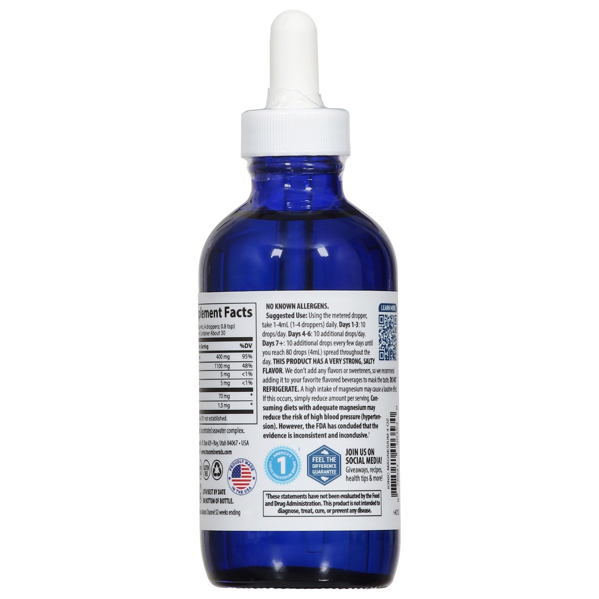 slide 8 of 14, Trace Magnesium Chloride Liquid Mineral Supplement 4 fl oz, 4 fl oz