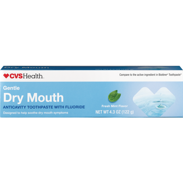 slide 1 of 1, Cvs Dry Mouth Toothpaste, 4.3 oz