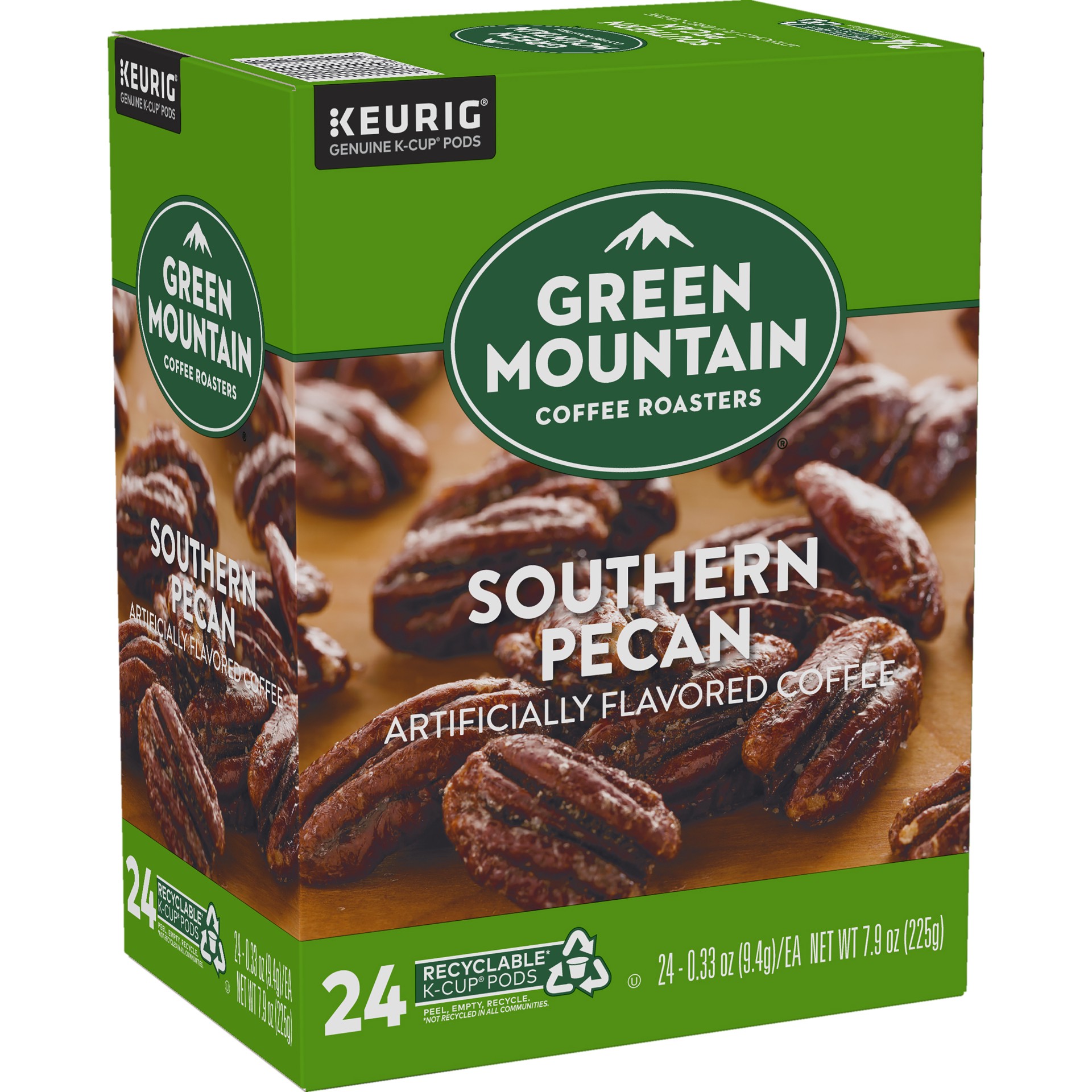 slide 2 of 5, Green Mountain Coffee Roasters Southern Pecan Keurig Single-Serve K-Cup pods, Light Roast Coffee, 24 Count, 24 ct