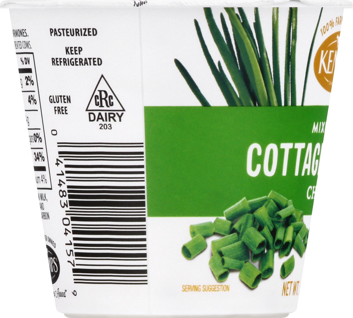 slide 13 of 13, Kemps Chive Cottage Cheese, 5.3 oz