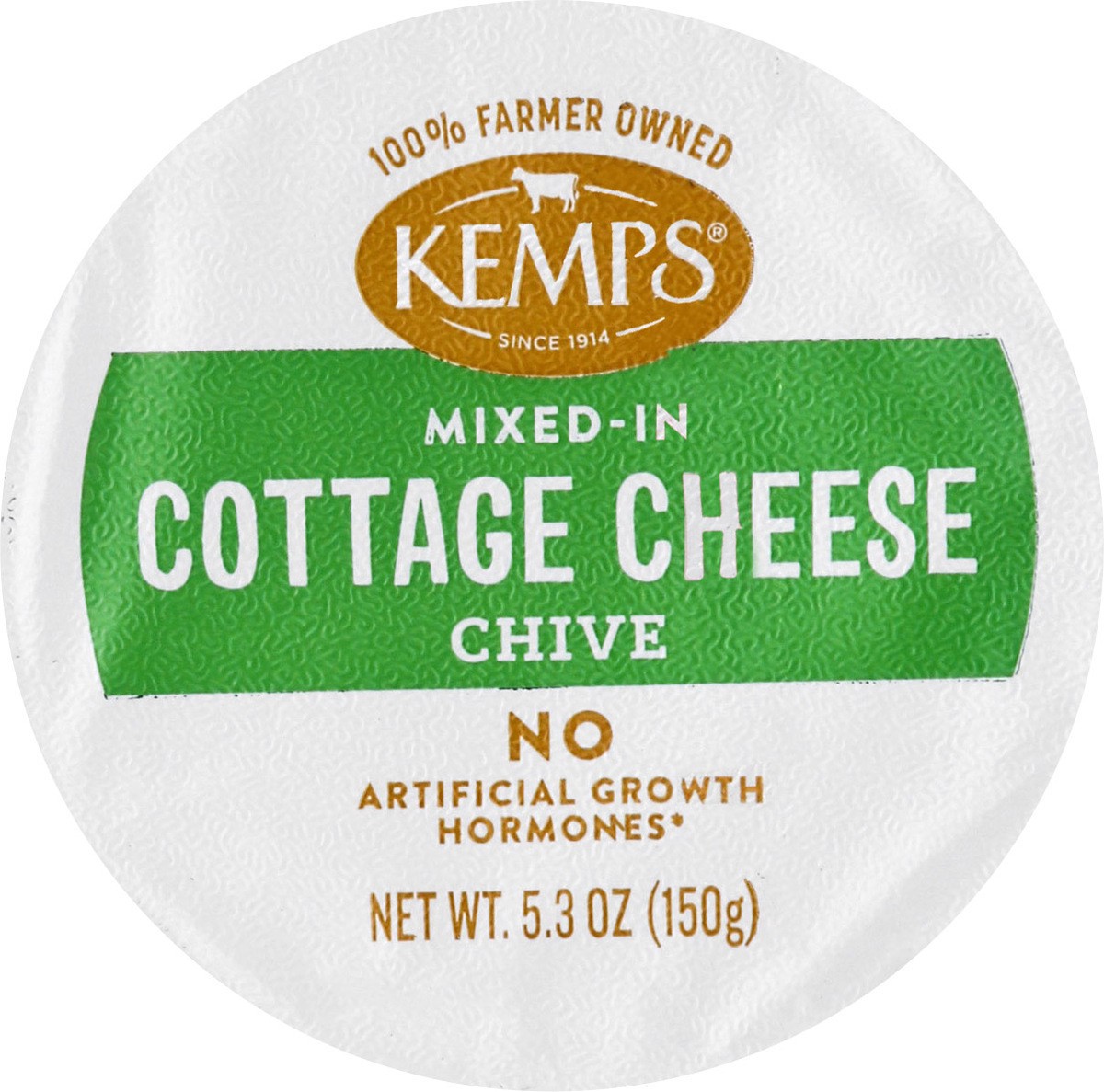 slide 5 of 13, Kemps Chive Cottage Cheese, 5.3 oz