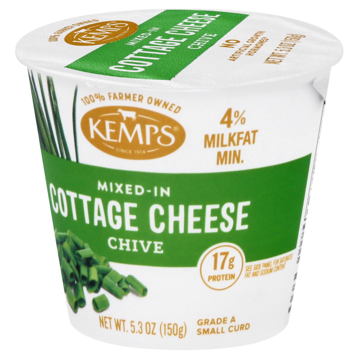 slide 3 of 13, Kemps Chive Cottage Cheese, 5.3 oz