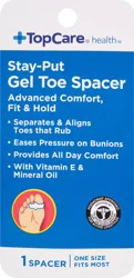 TopCare Health Stay-Put Gel Toe Spencer 1 ea