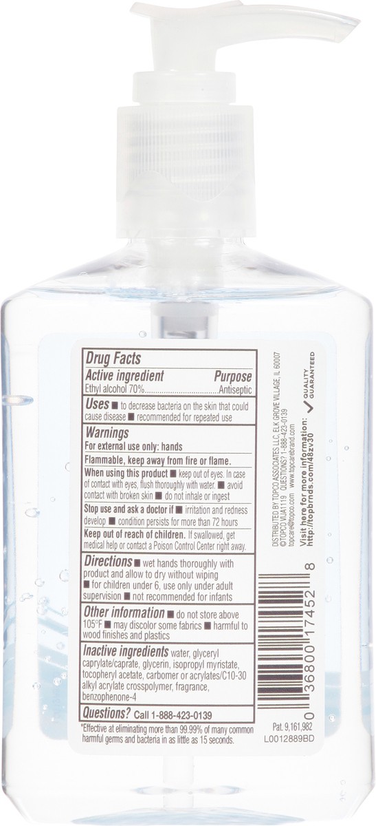 slide 7 of 13, TopCare Everyday Advance Hand Sanitizer with Vitamin E 8 fl oz, 8 fl oz