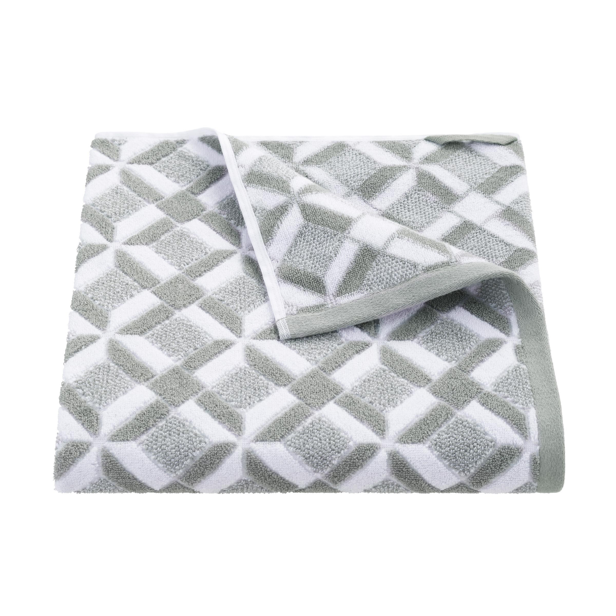 slide 1 of 9, Martex Restore Bath Towel, 30 in x 56 in, Gray Geo, 1 ct