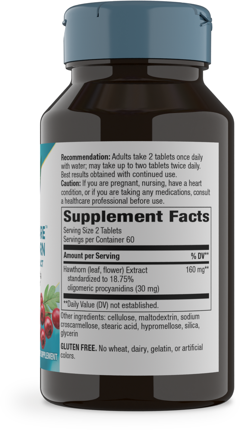 slide 3 of 4, Nature's Way HeartCare™ Hawthorn Premium Extract, 120 ct