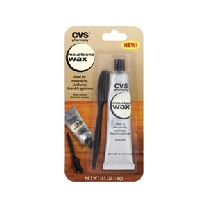 slide 1 of 1, CVS Pharmacy Moustache Wax, 0.5 oz; 14 gram