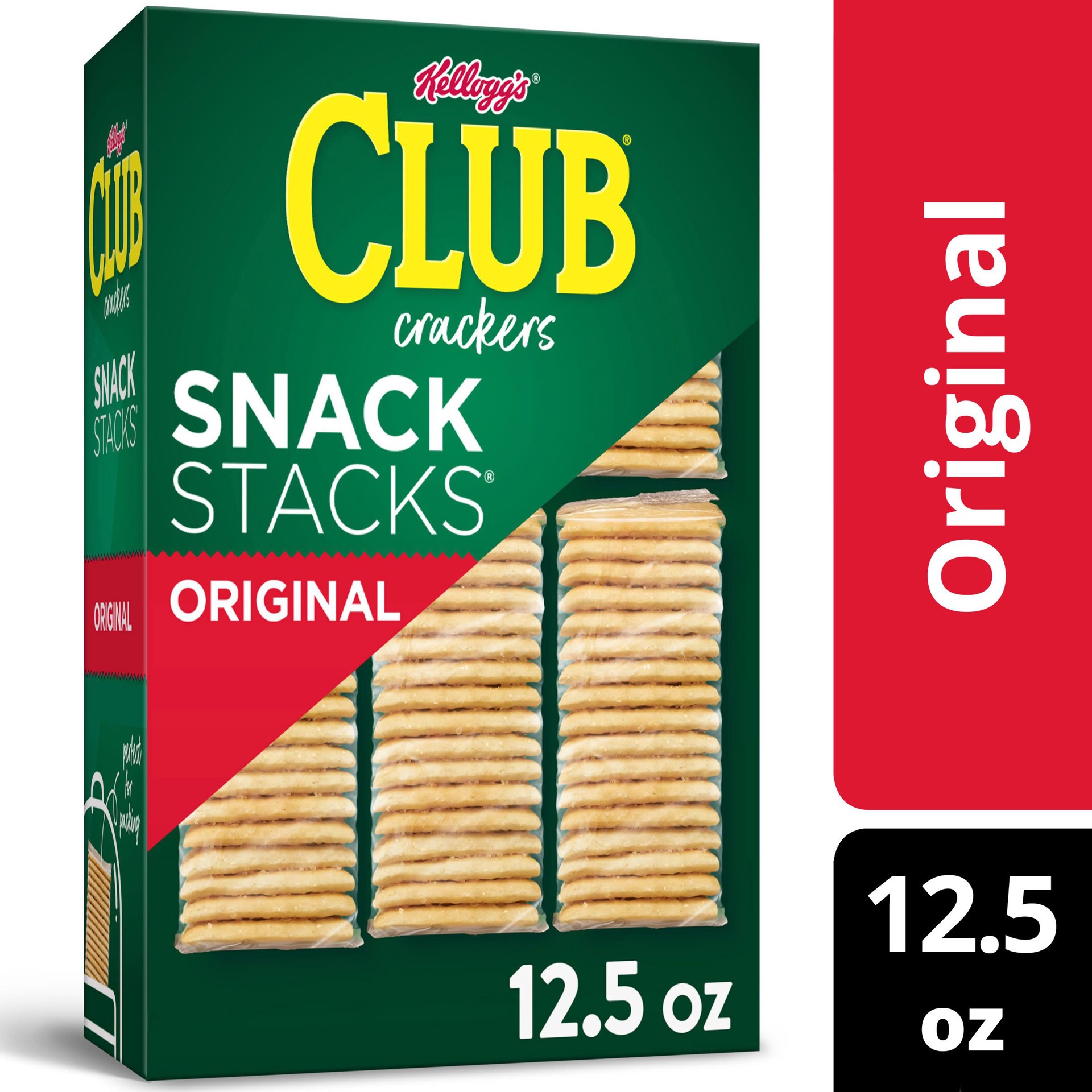 slide 1 of 5, Kellogg's Club Snack Stacks Crackers, Original, 12.5 oz, 12.5 oz