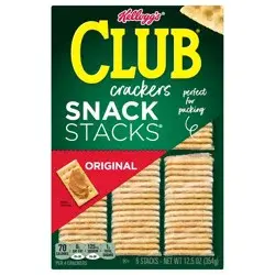 Kellogg's Club Snack Stacks Crackers, Original, 12.5 oz