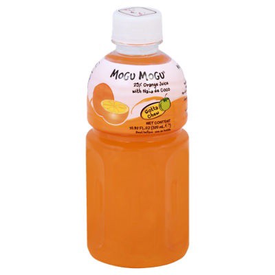 slide 1 of 1, Mogu Mogu Orange Juice, 320 ml
