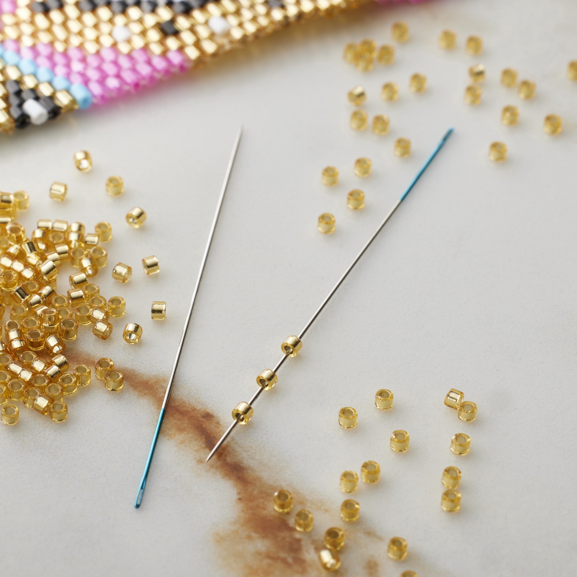 slide 5 of 6, The Beadsmith Coloreyes No.11 Beading Needles, 6ct., 6 ct