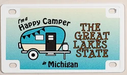 Penrod/Hiawatha Happy Camper Great Lakes Bike Plate