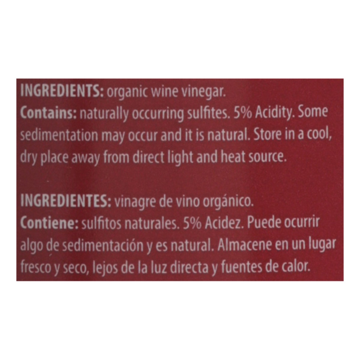 slide 4 of 13, Flora Organic Red Wine Vinegar 33.8 fl oz, 33.8 fl oz