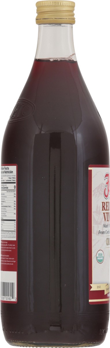 slide 11 of 13, Flora Organic Red Wine Vinegar 33.8 fl oz, 33.8 fl oz