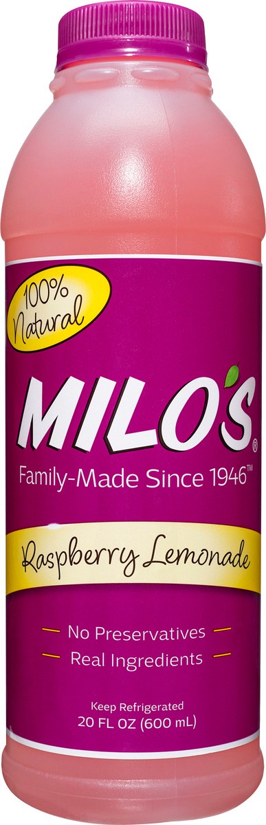 slide 2 of 9, Milo's Raspberry Lemonade - 20 fl oz, 20 fl oz