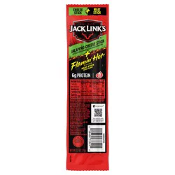 Jack Link's Cheese Stick + Meat Stick Jalapeno Cheese + Flamin Hot 1.1 oz