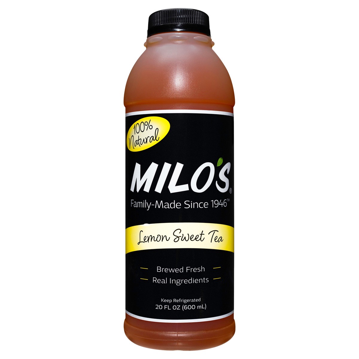 slide 2 of 9, Milo's Lemon Sweet Tea, 20 oz
