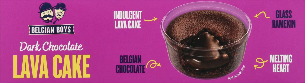 slide 5 of 14, Belgian Boys Glass Ramekins Dark Chocolate Lava Cakes 2 ea, 2 ct