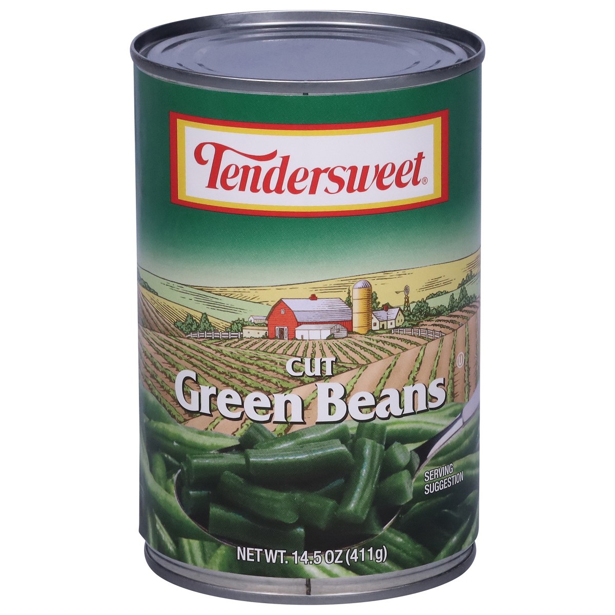 slide 1 of 2, Tendersweet Cut Green Beans 14.5 oz, 14.5 oz